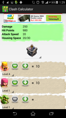 Calculator for Clash, Memudahkan Anda Mengatur Strategi pada Game Clash of Clans 